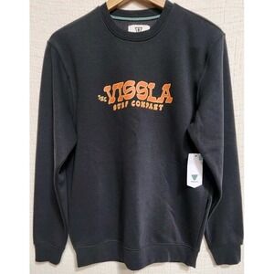 Vissla Surf Sweatshirt Fleece Pullover Crewneck Men SzS Long Sleeve Charcoal NWT
